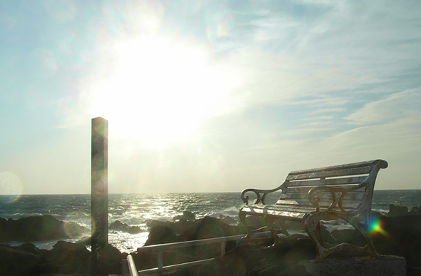 朝日と夕陽の見える岬（白浜野島崎公園内）